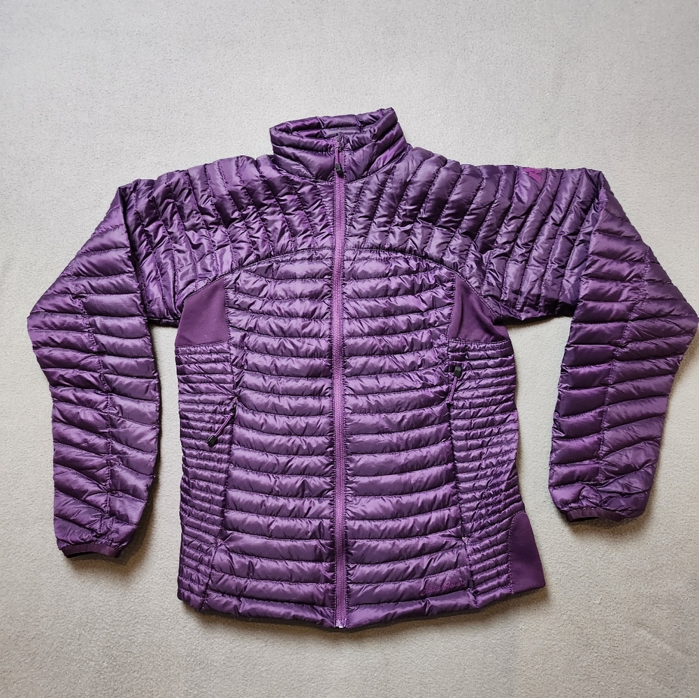 Eddie Bauer Goose Down Puffer Jacket Lightweight Packable Sz Small
